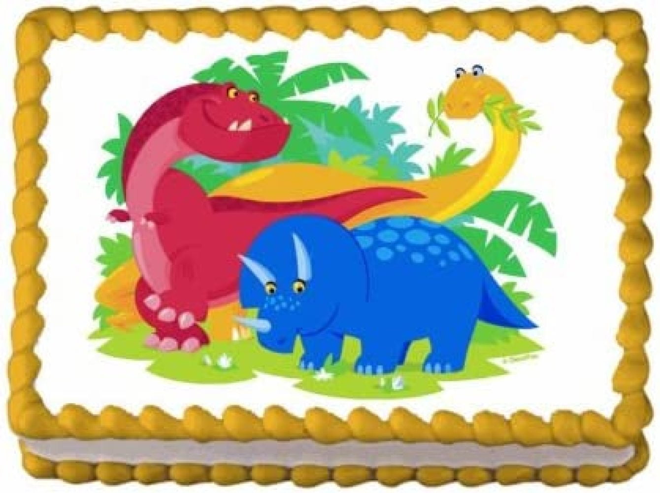 Dinosaur Edible Cake / Cupcake Topper