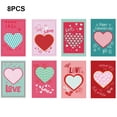 thumbnail image 4 of Moyic 8 piezas de tarjetas de acción de gracias, tarjetas de bendición personalizadas, corazón hecho a mano, suministros para festivales Artesanía, 4 of 6
