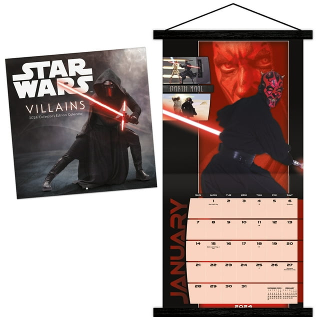 Trends International 2024 Star Wars Saga Collector's Edition Calendar