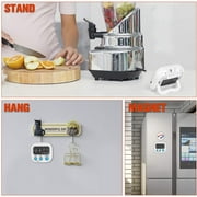 2 Pack Kitchen Timer, Magnetic Digital Timers Loud Alarm Kitchen Timers for Cooking, Upgrade Silent Classroom Timer for Kids (not excluding battery)