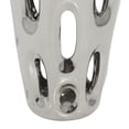 thumbnail image 4 of DecMode 16" Silver Ceramic Vase with Cut Out Designs, 4 of 8