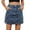 Blue, variant on Jean Skorts for Woman High Waisted Mini Skirt Casual Sommer Skirts Stretchy Denim Skirt with Pockets Skorts Skirts Y2K Trendy Denim Skirt