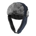thumbnail image 1 of Sombrero de ciclismo Unique Bargains Mantener Caliente Protección de Oídos Forro de Casco Poliéster Felpa Marino 12.8"x12.8" 1 Pc, 1 of 6