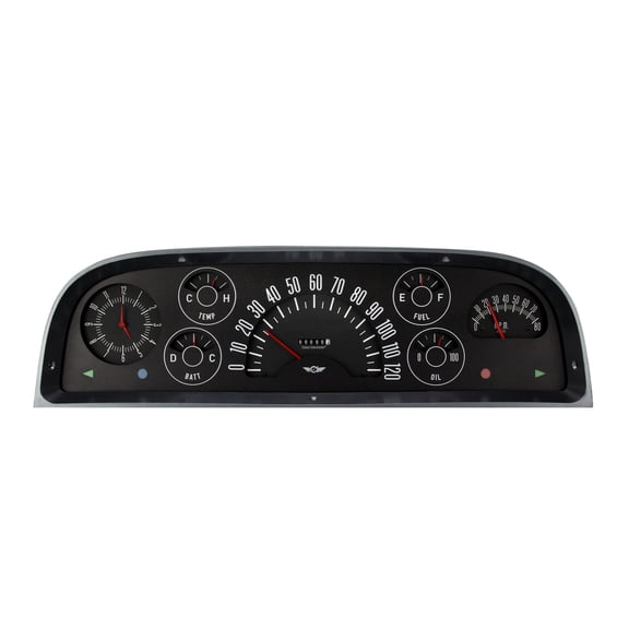 Classic Instruments CT60B Classic Truck Gauge Package Black