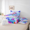 thumbnail image 6 of Erosebridal Watercolor Cartoon Mermaid 7-Piece Twin Bedding Sets,Ocean Animals Bedding Comforter Set For Girls Kids,Reversible, 6 of 7