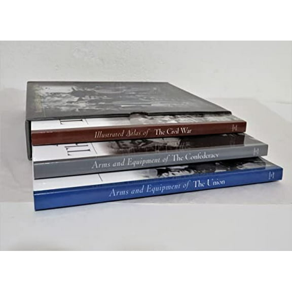 Pre-Owned ILLUSTRATED HISTORY OF THE CIVIL WAR: ARMS AND EQUIPMENT OF THE UNION, ARMS AND EQUIPMENT OF THE CONFERERACY, ILLUSTRATED ATLAS OF THE CIVIL WAR