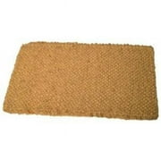 Coco Mat, 30 in W, 48 in L, Densely Woven Fibers, Natural Tan