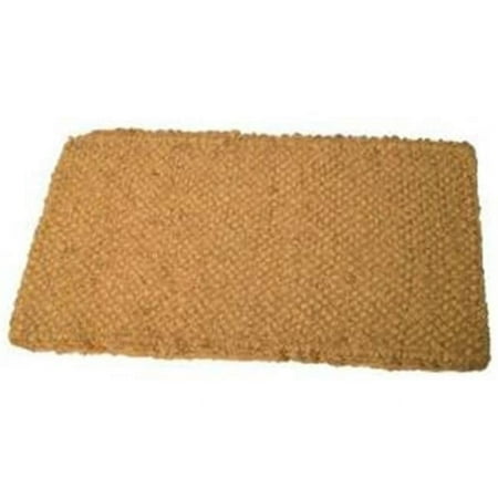 Coco Mat, 30 in W, 48 in L, Densely Woven Fibers, Natural Tan