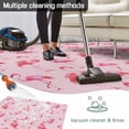 thumbnail image 5 of Pink Flamingo Outdoor Rug for Patio/Deck/Porch, Non-Slip Large Area Rug 3 x 5 Ft, Summer Animals Indoor Outdoor Rugs Washable Area Rugs, Reversible Camping Rug Carpet Runner, 5 of 8