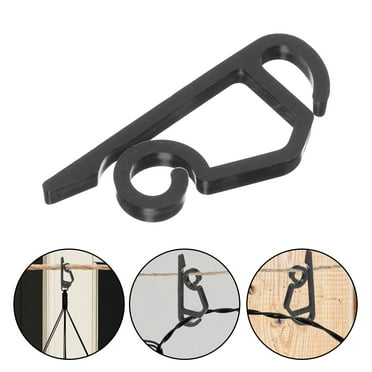 Stri 50 Pack Outdoor Gutter Light Clips for Christmas String Lights, Weatherproof Hooks, Holiday Light Clip for Roof and Patio Hanging Decorations