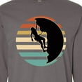 thumbnail image 4 of Inktastic Rock Climbing Mountain Climber Silhouette Long Sleeve T-Shirt, 4 of 5