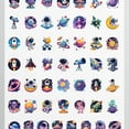 thumbnail image 4 of 35pcs-50pcs Cute Astronaut Stickers Cosmic Space Stickers Alien Rocket Stickers for Laptops Suitcases Phone, 4 of 9