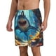 thumbnail image 2 of Balery Colorful Underwater Shark Traje de Baño Estilo Hawaiano para Hombre, Shorts de Secado Rápido con Bolsillos-XX-Large, 2 of 6