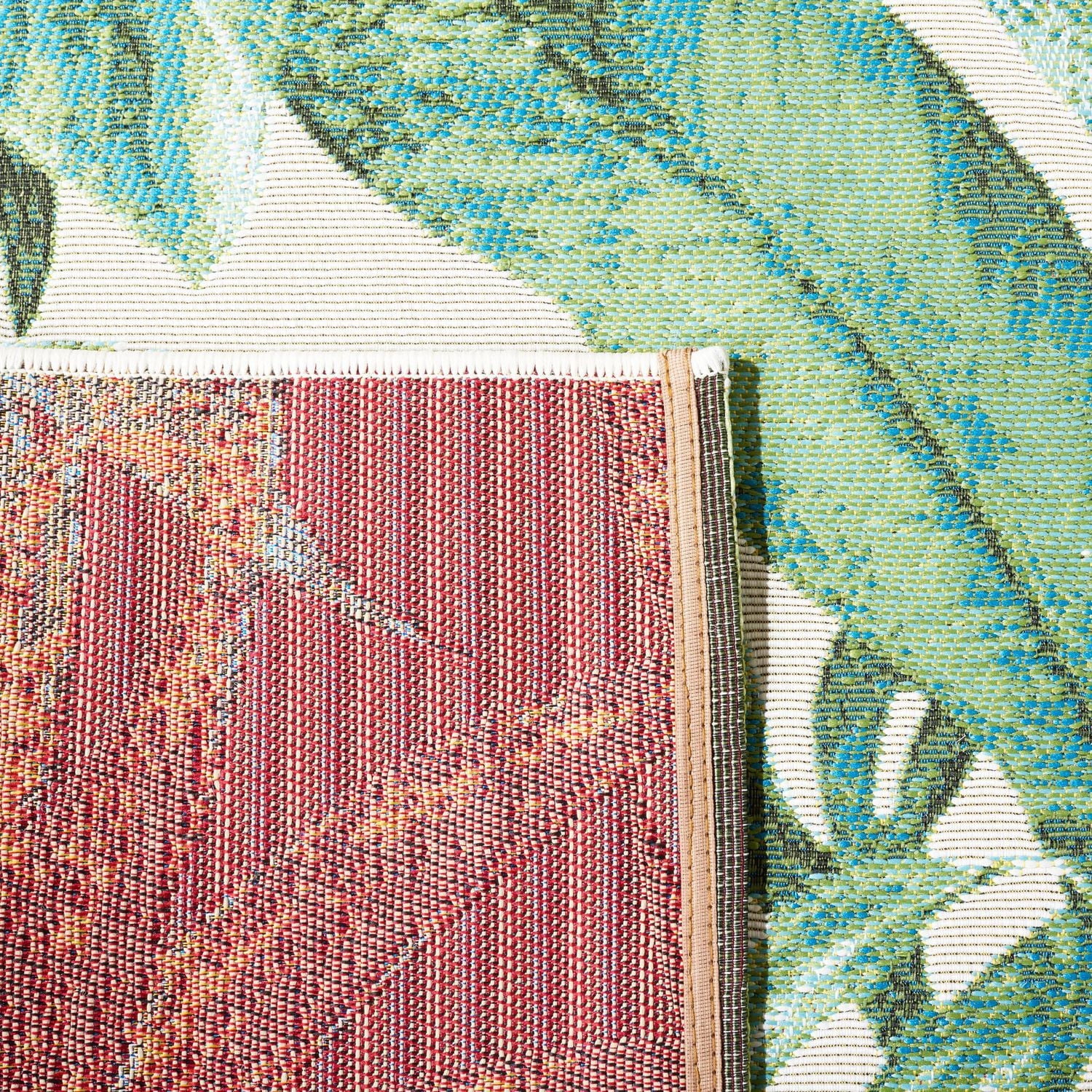 SAFAVIEH Barbados Igor Botanical Indoor/Outdoor Area Rug