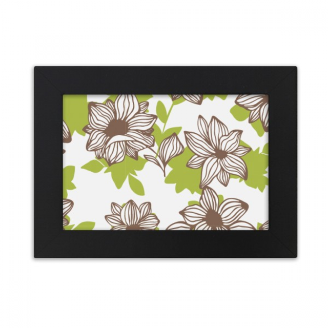 Light Brown Flower Paint Desktop Photo Frame Ornaments Picture Art Painting