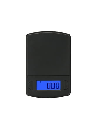 Digital Pro Pocket Scale with Back-Lit LCD Display, Tare, Hold and PCS  Features, 2,000 x 0.1g, 2 Lids Included, Silver, SW-TOP2KG-SIL