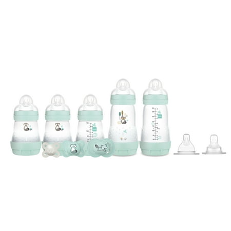 UPC: 0845296096111 | MAM Baby Bottle and Pacifier Matte Gift Set  Boy  10 Pack