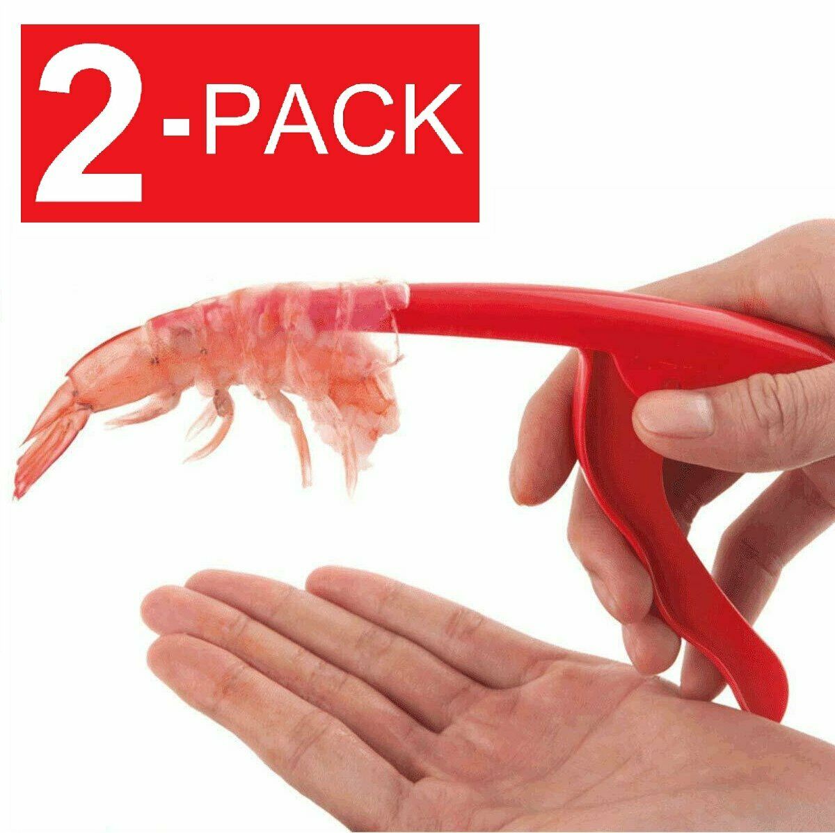 2Pack Portable Prawn Peeler Shrimp Deveiner Peel Devices Kitchens