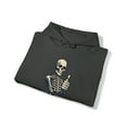 thumbnail image 5 of Skeleton Thumbs Up I'm Fine Hoodie Unisex Heavy Blend™ Hooded Sweatshirt, 5 of 9
