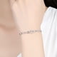 thumbnail image 4 of Juguetes Para Niño Pulsera chapada en amatista 925 con forma de corazón y diamantes, joyería femenina de corazón a corazón. Juguetes Para Bebe 1 Año, 4 of 7