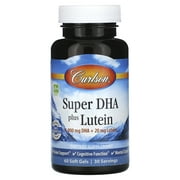 Carlson Super DHA Plus Lutein, 60 Soft Gels