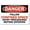 Warning Sign 2, variant on OSHA Danger Sign Construction Zone Glasses Required - 8"x12" Metal Sign, Warning for Wall Fence, Construction Site, Eye Protection