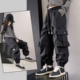 thumbnail image 5 of Taybagh Girls Cargo Sweatpants Trendy Teen Girl Pants Enhanced Tapered Cargo Trousers with Drawstring, 5 of 9