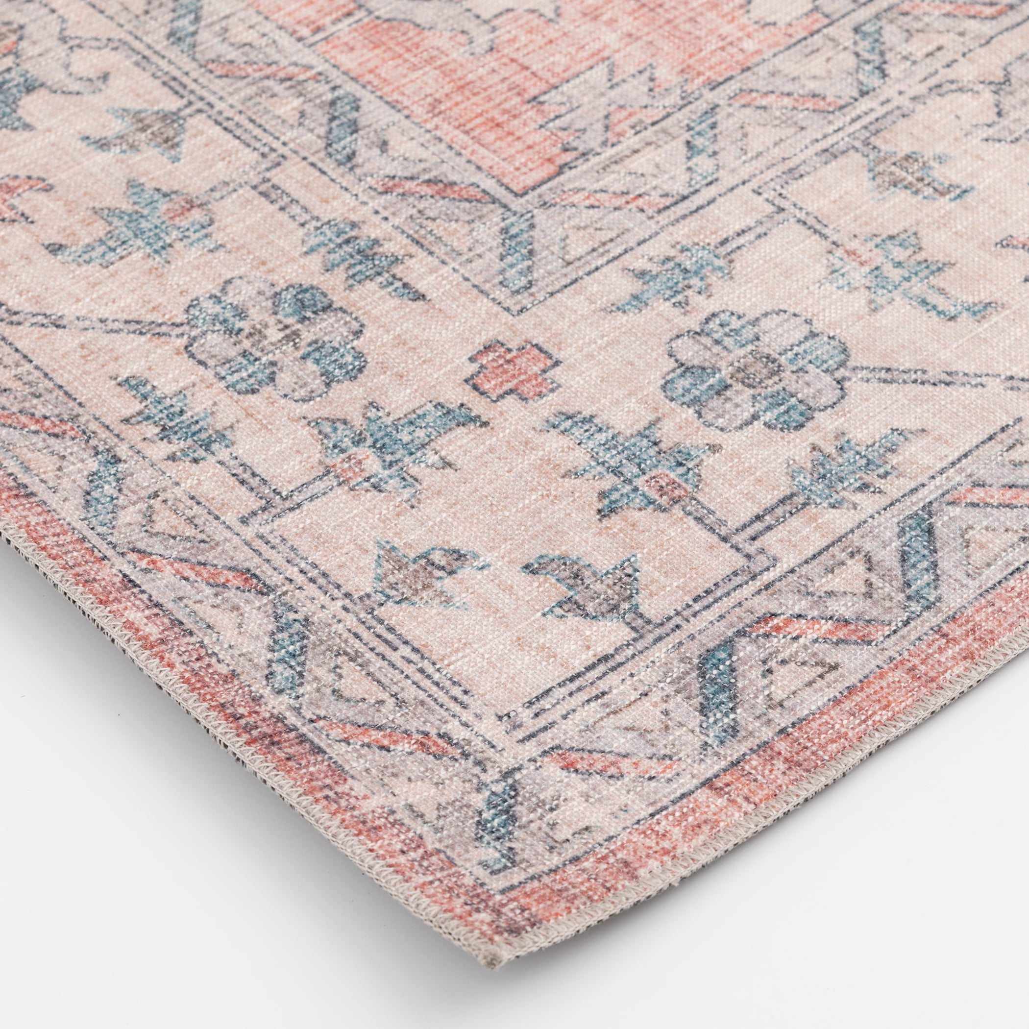 Better Homes & Gardens 2' x 7' Rust Persian Medallion Indoor Runner Rug