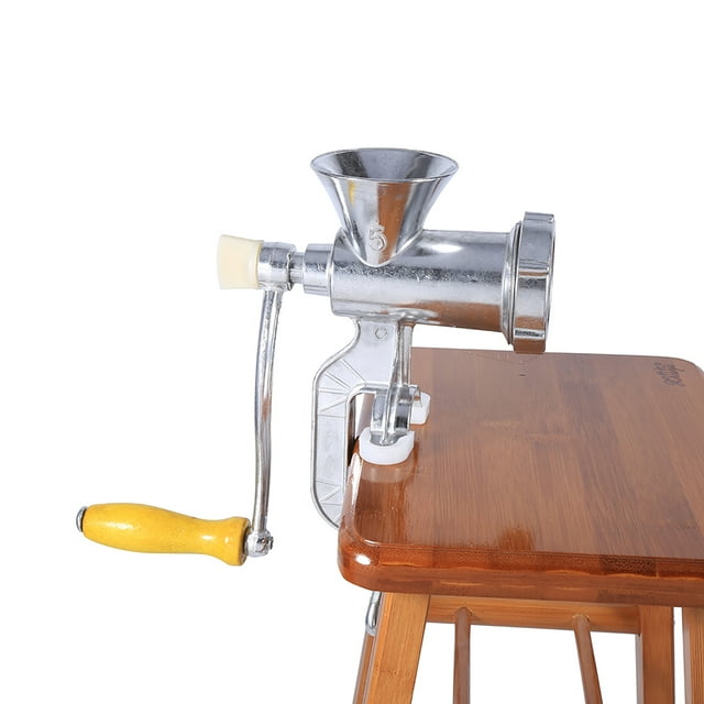 1Pcs Meat Grinder, Aluminium Alloy, Antiwear Manual Mincer for Table, Easy Install Sausage Tool for Home, Convenient and Quickly