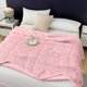thumbnail image 5 of Manta de fibra de poliéster, regalo de cumpleaños para mujer. Manta Raschel de doble capa, suave y gruesa. Imprescindible para calentar en invierno. Ideal para camas, sofás y otros ambientes. Máxima c, 5 of 6
