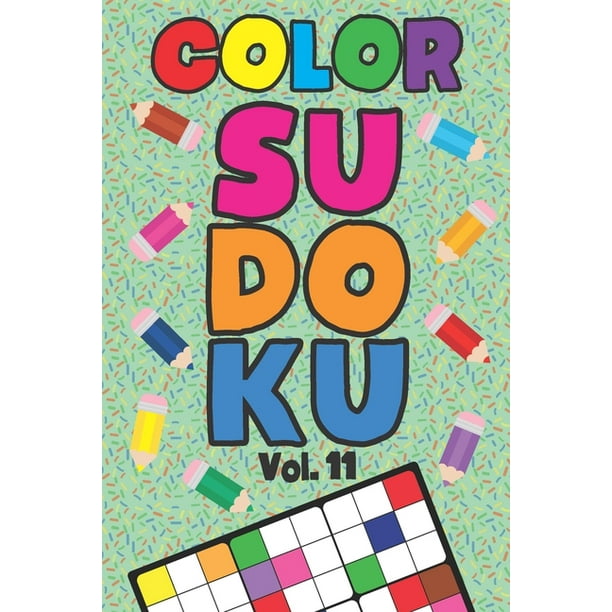 Download Color Sudoku Vol 11 Play 9x9 Grid Color Sudoku Easy Volume 1 40 Coloring Book Pencil