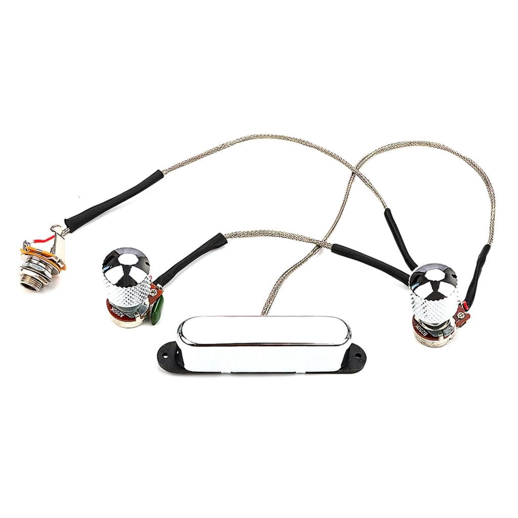 CEORPER Single Coil Guitar PreWired Guitar Pickup with Knobs Electric Guitar Part