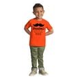 thumbnail image 3 of Grandma's Little Man Funny Mustache Youth T Shirt Tee Boys Infant Toddler Brisco Brands 3T, 3 of 5