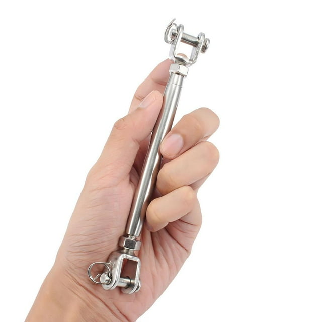 Stainless Steel Turnbuckle Jaw Wire Rope Fork Rigging Screw Bottle Screws M10