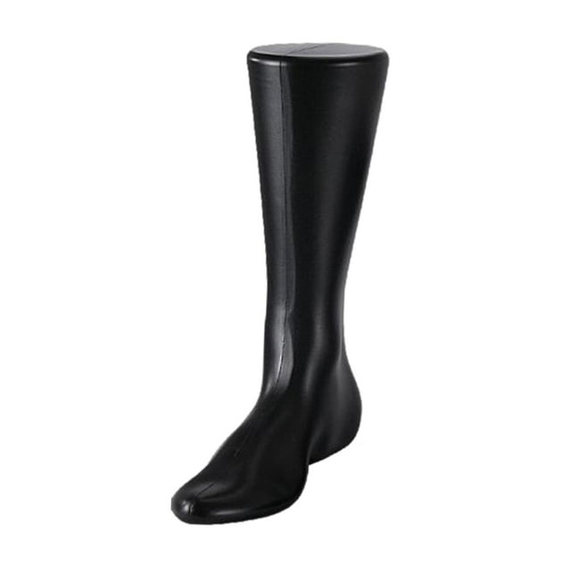 Lifesize Male Mannequin Foot Shoes Support Foot Model for Socks Jewelry Shop Black