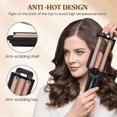 thumbnail image 3 of Digital Controls Hair Waver, Adjustable Design for Custom Waves, Ceramic Coating & High Heat Setting, Keratin & Argan Oil Infused, Anti-Scald Design, 3 of 5