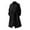 Black, variant on uikmnh Winter Coats for Men Double Woolen Overcoat Casual Long Jacket Loose Fit Coat for Everyday Wear Size:2XL