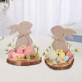 thumbnail image 6 of Easter Bunny Wooden Table Centerpiece Signs, Easter Egg Ornaments, Easter Decorations for the Home, Rustic Tiered Tray Farmhouse Decor for Gifts, 6 of 6