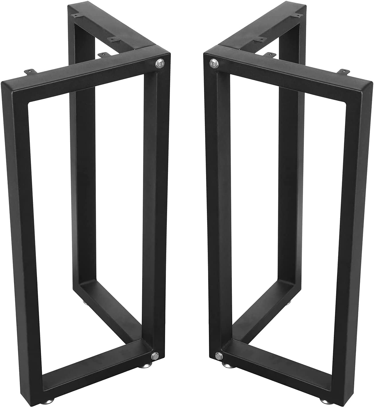 DIY Steel Coffee Table Legs 28" x18”, Black Industrial Dining Desk Legs