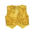 thumbnail image 2 of renvena Kids Boys Girls Sequins Vest Glittery Jacket Waistcost for Jazz Hip Hop Dance, 2 of 6