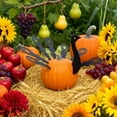 thumbnail image 6 of Thanksgiving Pumpkin Decorating Kit | Metal Turkey Accessories Set | Includes 7 Feathers & Head Inserts | Durable Iron Construction | 6.7" Pieces | Easy Installation | 8-Pack | Fall Centerpiece Decor, 6 of 7