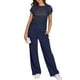 thumbnail image 2 of Outfit ANRABESS - Jersey para mujer, pantalones anchos, color azul marino, 2 of 9