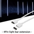 thumbnail image 3 of Cable de extensión de iluminación de 4 pines Cable de conector de luz de tira RGB 5050 3528 LED Universal Accesorios Electrónicos, 3 of 6