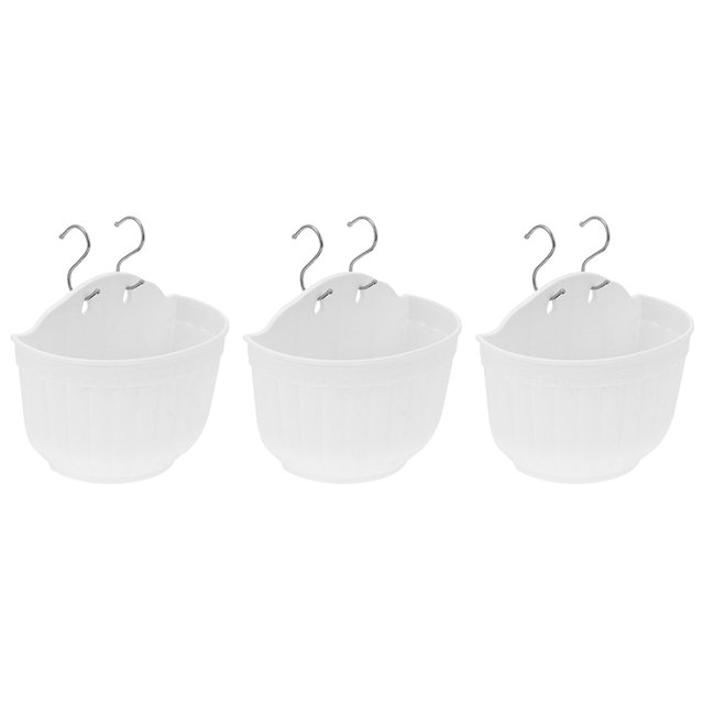 FENGGUIQU 3Jgo Macetas Colgantes De Plástico Para Plantas Suculentas Y En Espacio Vertical