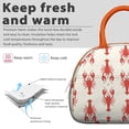 thumbnail image 3 of Insulated Lunch Bag Women, Reusable Small Lobster Tote Lunch Box, Leakproof Cooler Lunch Bags for Work Office Travel Picnic, 3 of 6
