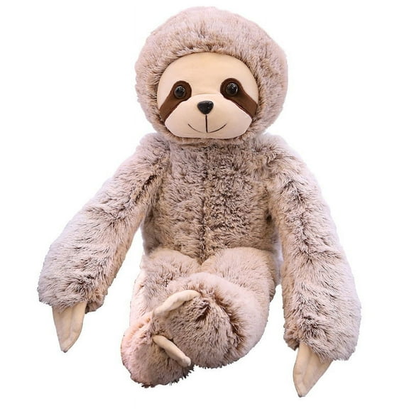 27.5in Sloth Plush Toy, Support Sloth Stuffed Animal, Cute Stuffed Animals Plush Pillow Soft Plushie Doll Gifts Home Decoration for Christmas Holiday
