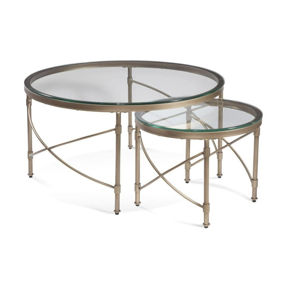 Bassett Mirror Company Harrison Round Cocktail Table 7530-LR-120