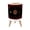 Color 2, variant on Small Trash Can with Lid Wildlife Geometric Moose Bear Deer Earth Tones 1.8 Gallon Dog Proof Trash Can Round Garbage Can Waste Bin Wastebasket for Bathroom Bedroom Living Room