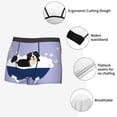 thumbnail image 5 of Haiem Bernese Mountain Dog Sitting Bath Tub Men's Boxer Briefs, Every Day Comfort Stretch Cotton Moisture-Wicking Underwear-Small, 5 of 8