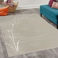 thumbnail image 2 of Music Decorative Rug, Flying Dandelions Notes Summer Spring Meadow Silhouette Softness Simple Print, Quality Carpet for Bedroom Dorm and Living Room, 6 Sizes, Pale Sepia, by Ambesonne, 2 of 4